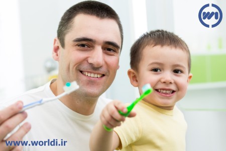 زمان مسواک زدن