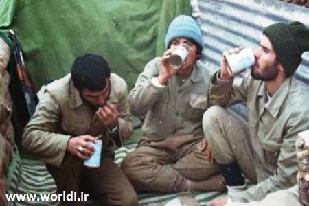 قوطی خالی کمپوت در جبهه