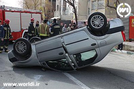 عکس ماشین چپ شده