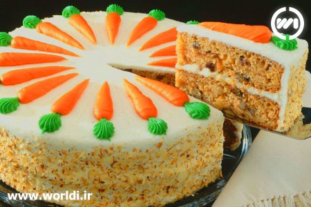 کیک هویچ و دارچین