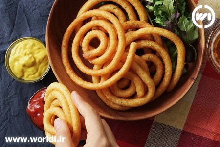 سیب زمینی مارپیچی