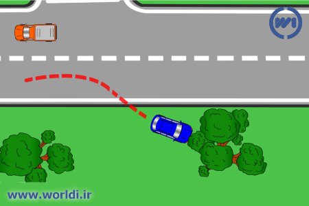 تصادفت با درخت